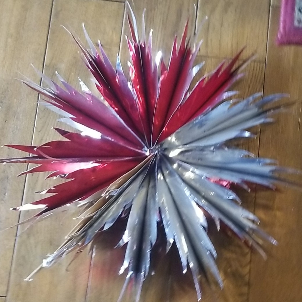 New Years  retro star 3-D approx 20"